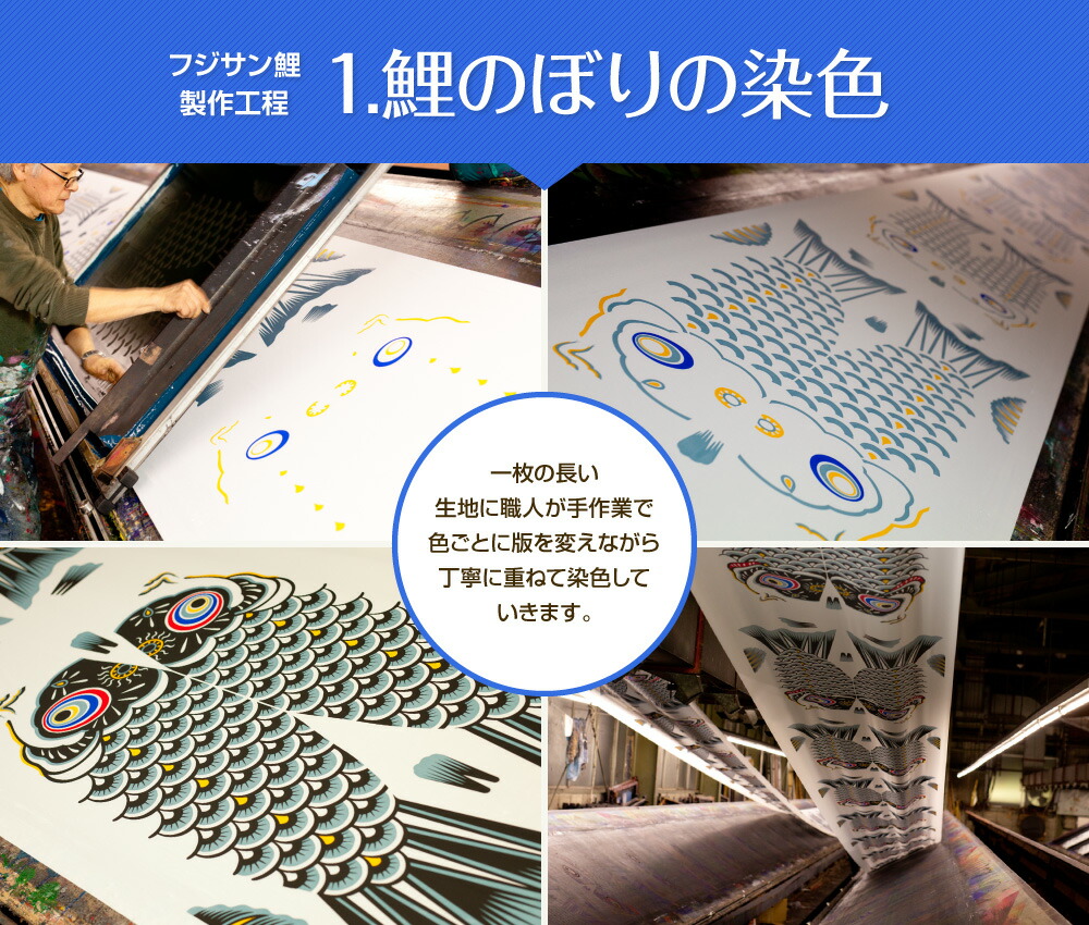 楽天市場】庭園用 こいのぼり 鯉のぼり フジサン鯉 ゴールデン鯉 3m 6