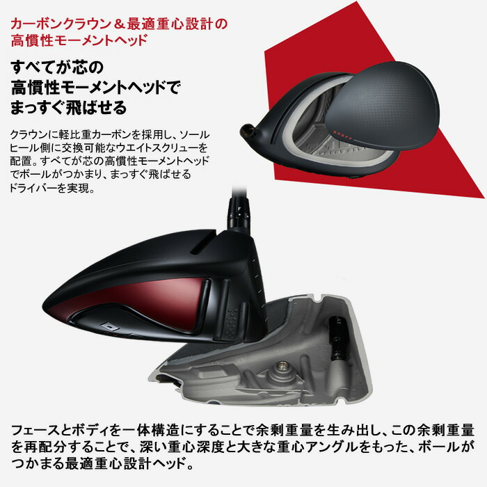 楽天市場】【2024年モデル】ONOFF DRIVER AKA オノフ ドライバー 赤