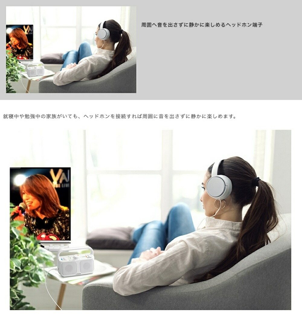 楽天市場】Victor 手元 TV用 スピーカー みみ楽 SP-A900 | TV音声