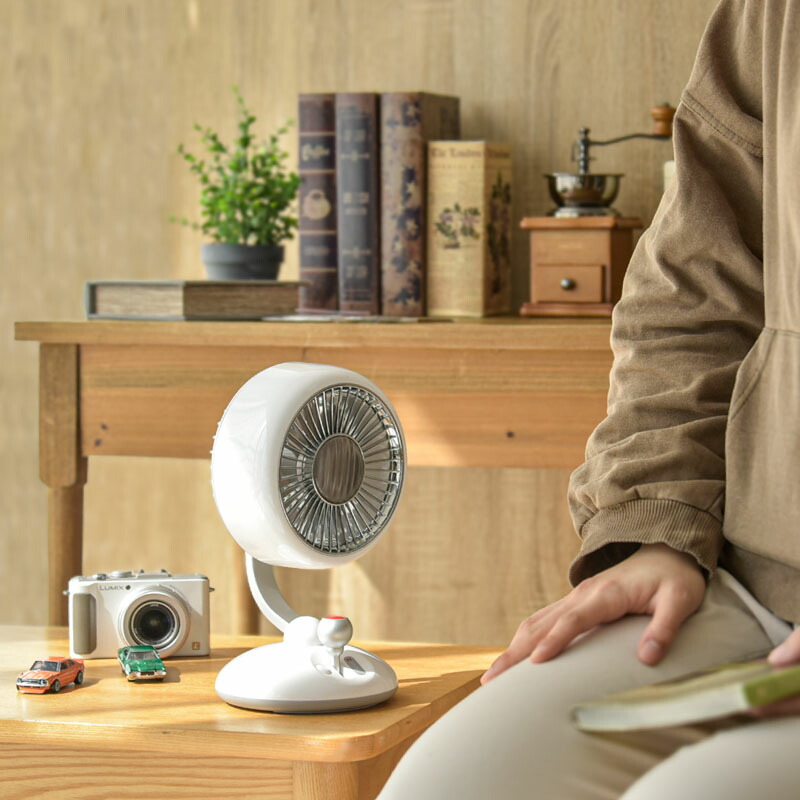 楽天市場】レトロファン 左右 自動首振り 卓上扇風機 風量調整 3段階