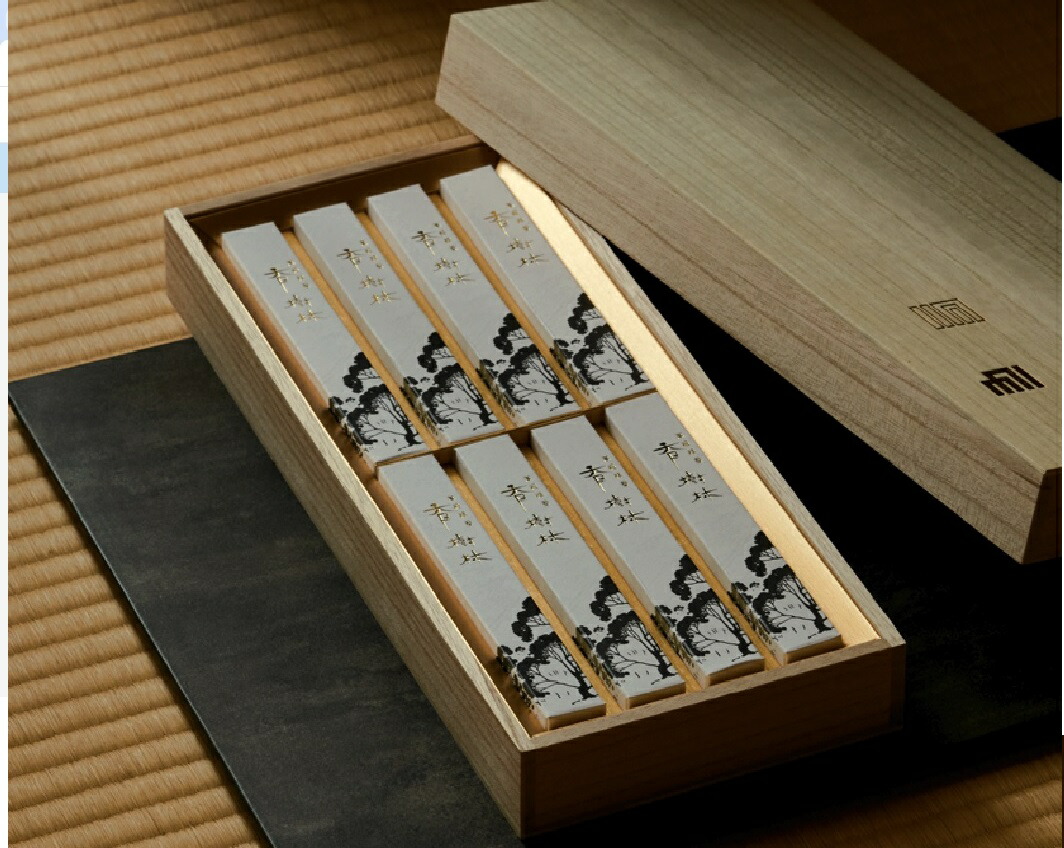 楽天市場】線香 贈答用 玉初堂 香樹林 大箱8箱入 白檀 桐箱 線香 贈答