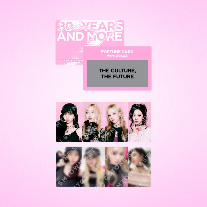 楽天市場】aespa - TRADING CARD FORTUNE SCRATCH CARD SET [SMTOWN