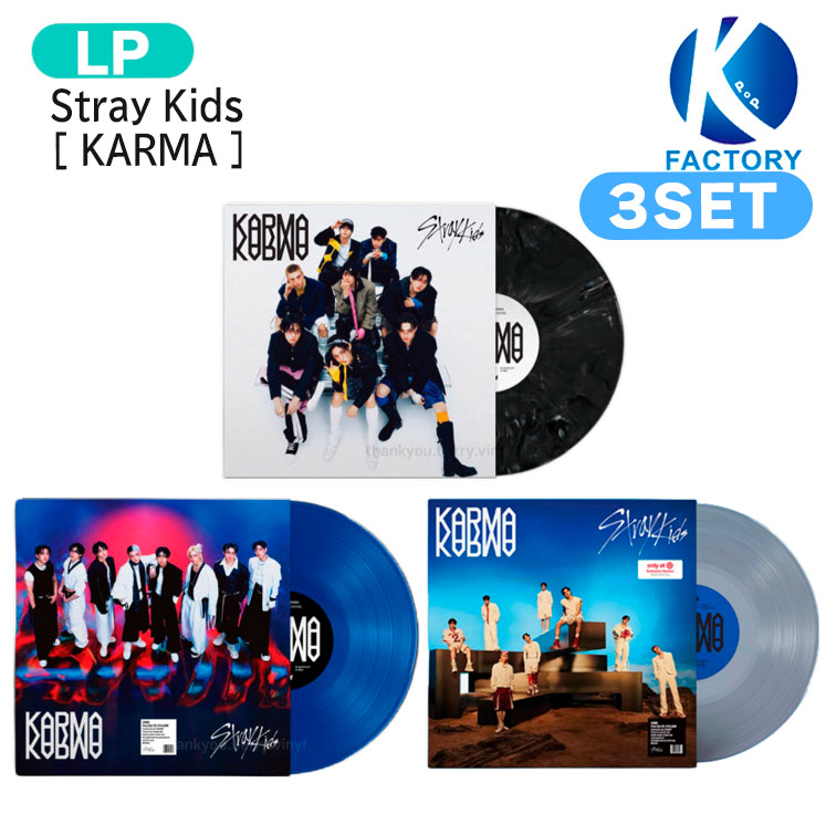 楽天市場】[当店限定特典付] Stray Kids VINYL VER. 3種セット [ KARMA
