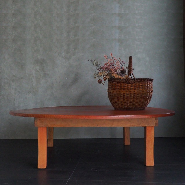 楽天市場】特大ちゃぶ台 径107cm 0001 古民家 古民具 テーブル 昭和