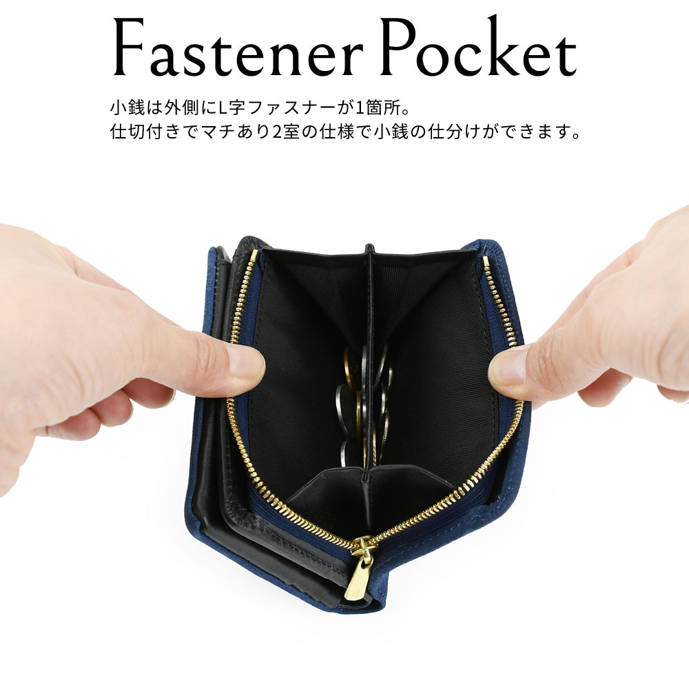 楽天市場】ミニ財布 二つ折り 小銭入れあり コンパクトウォレト メンズ