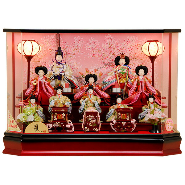 楽天市場】雛人形 ひな人形 K102 オルゴール付き【三人官女】【五人
