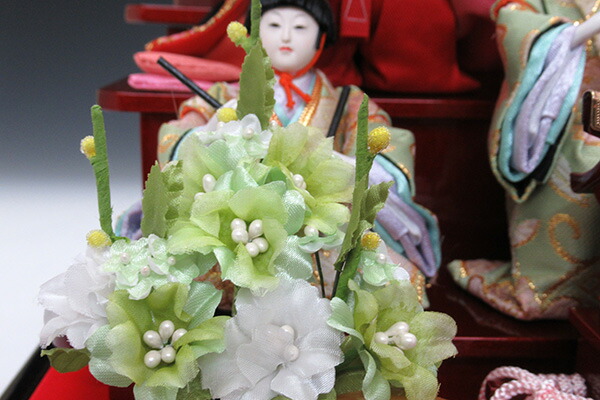 楽天市場】雛人形 ひな人形 K102 オルゴール付き【三人官女】【五人