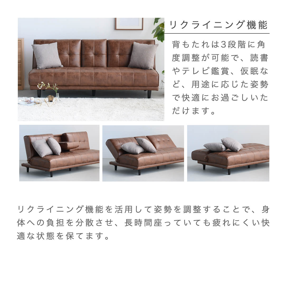 楽天市場】☆ソファベッド ソファーベッド 3人 3人掛け 2WAYソファ