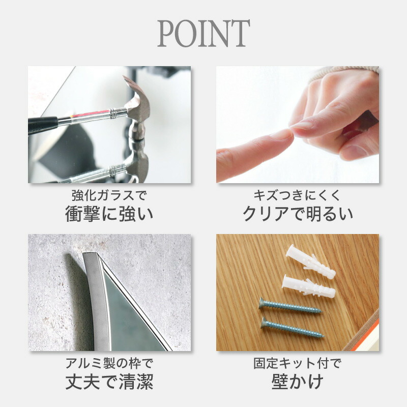 楽天市場】50%クーポン3/11まで☆しずくデザイン 鏡 壁掛け ミラー