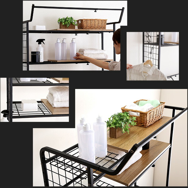 楽天市場】ランドリーラック スリム 縦型 ドラム式 防水パン 大型洗濯