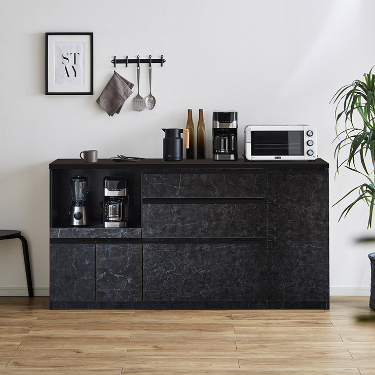 楽天市場】☆55%OFF☆ ロータイプ食器棚 キッチンカウンター レンジ台