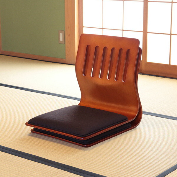 楽天市場】クッション付き 和風 座椅子 2脚セット スタッキング 和室