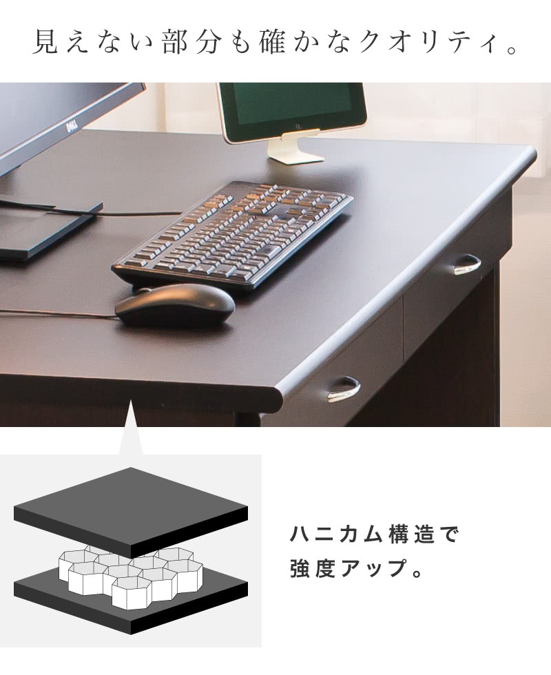 楽天市場】【6ヶ月保証付】オフィスデスク 鍵付き デスク 幅120