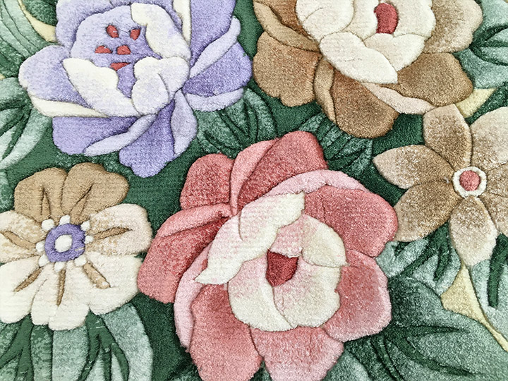 楽天市場】【中国段通 シルク 約6畳用 美術柄 30】絨毯(じゅうたん