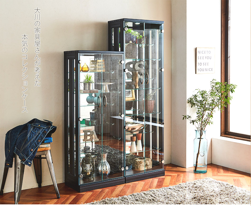 楽天市場】☆[半額品] コレクションケース 段差式 大型 ディスプレイ