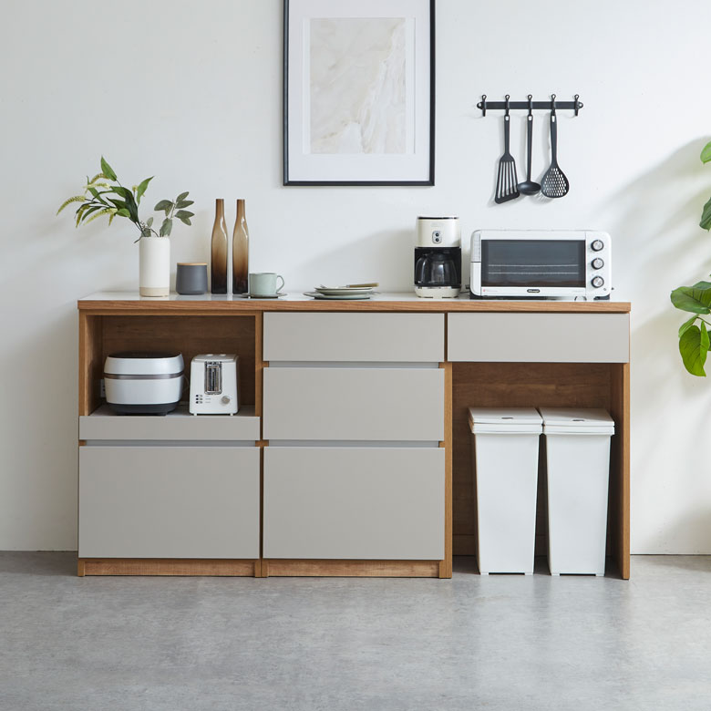 食器棚 キッチンボード キッチンカウンター 180cm」の人気商品一覧