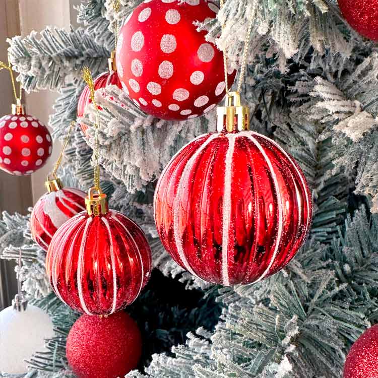 楽天市場】クリスマスツリー オーナメントボール 6cm 30個セット