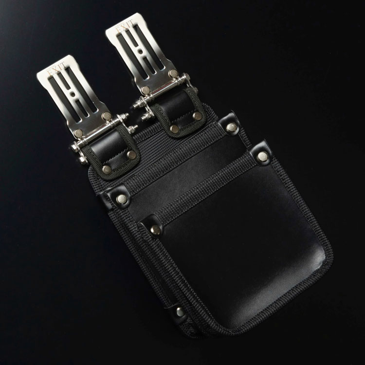 楽天市場】NEXT WORKERZ WORKERZ EXIT 薄型腰袋2段 S EXTUKB02SBK 工具