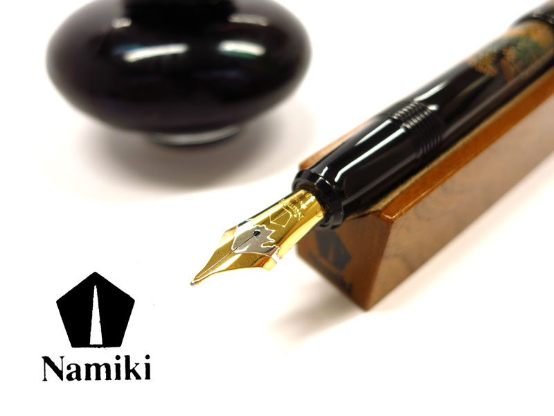 楽天市場】Namikiナミキ万年筆 花垣FlowerFence B太字 研出平蒔絵 : 紙