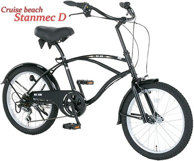 楽天市場】クルーザーハンドル仕様20インチビーチクルーザー 自転車6