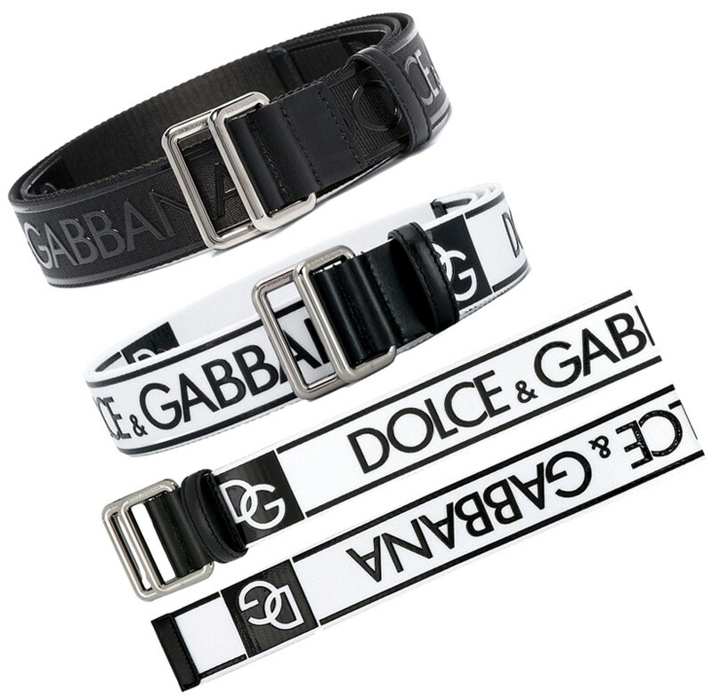 楽天市場】DOLCE＆GABBANAドルチェ＆ガッバーナロゴベルトブラック