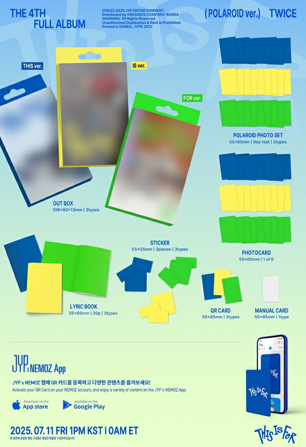 楽天市場】【おまけ付き】TWICE [THIS IS FOR] POLAROID ver