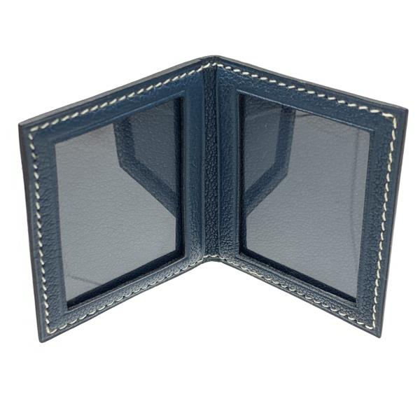 楽天市場】HERMES エルメス ミニフォトケース 写真入れ レザー ブルー