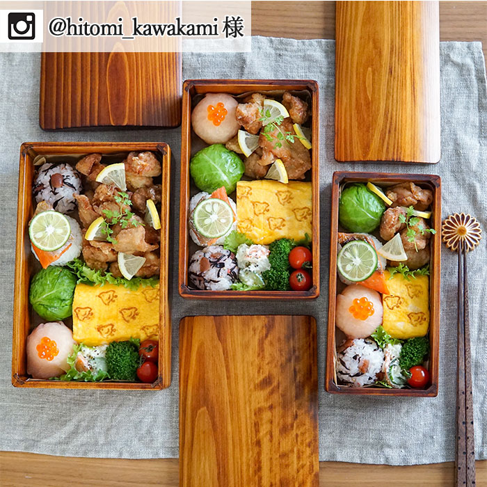 楽天市場】弁当箱 木製 ひのき 拭き漆 日本製 国産 弁当箱 大 約1000cc