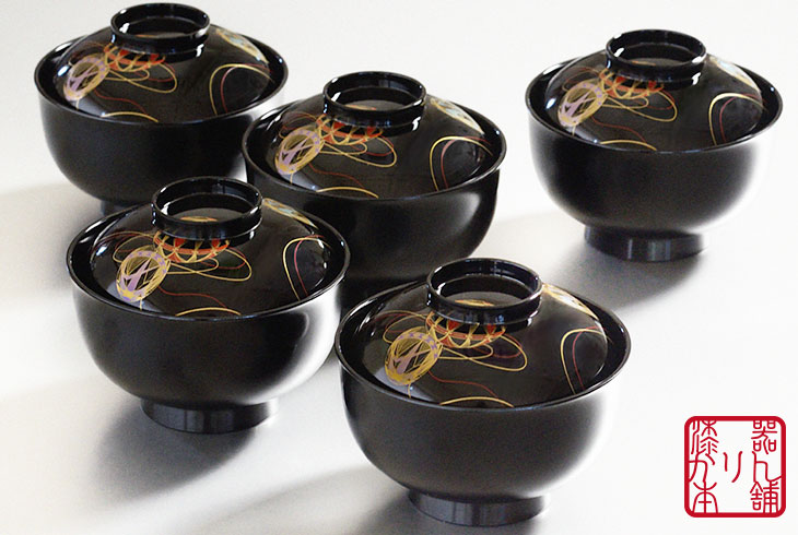 楽天市場】【2点で5％OFFクーポン配布中】 送料無料 雑煮椀 5客セット