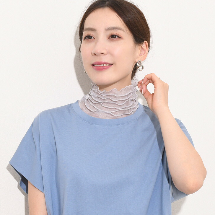 楽天市場】＼本日店内EVENT／ メッシュメローシルクネックウォーマー