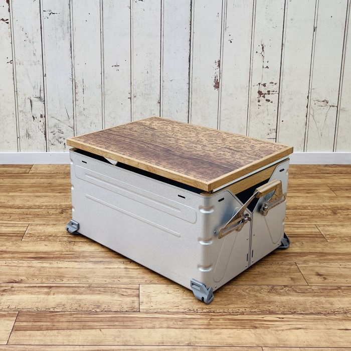 楽天市場】シェルフコンテナ 50タイプ専用 スライドレール式天板 木目