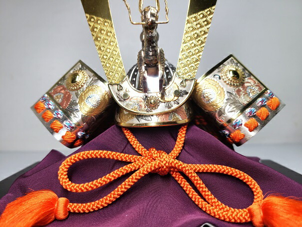 楽天市場】【中古品】 関武比古造 純銀 勝兜 置物 ガラスケース 木箱