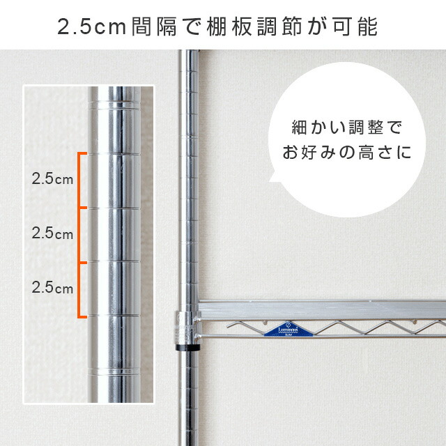 楽天市場】☆10％OFF☆ スチールラック スリム ルミナス ラック