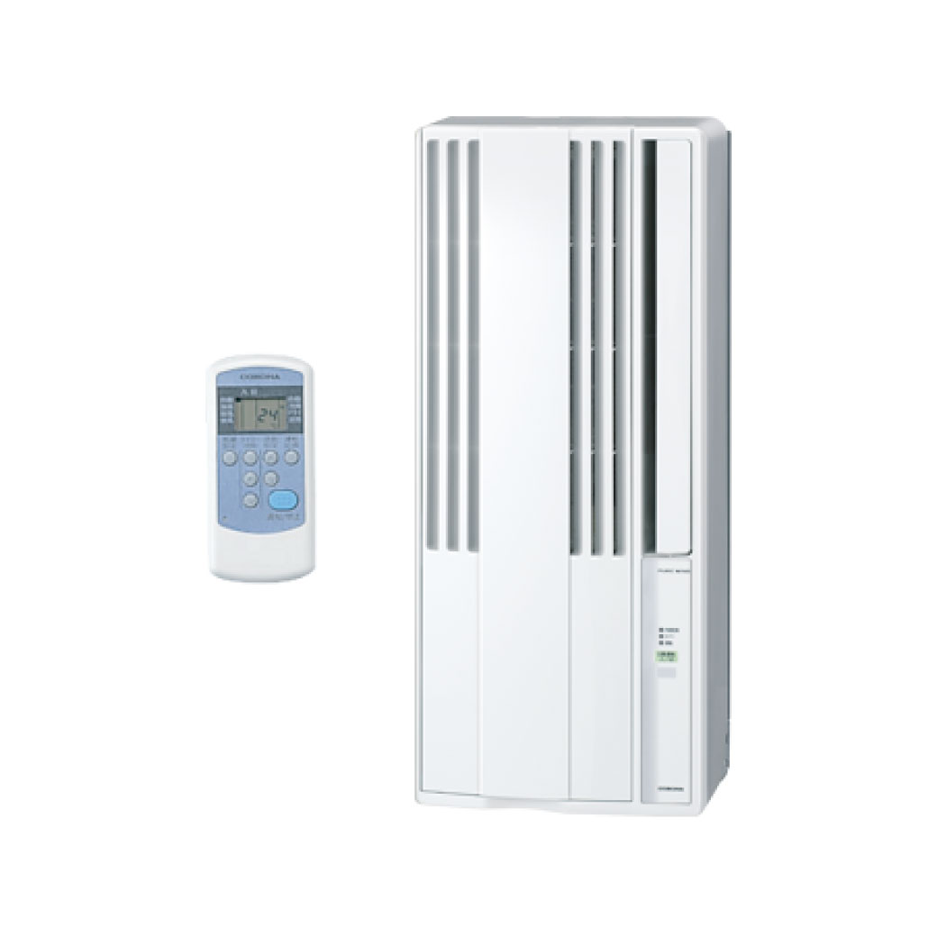 楽天市場】コロナ 窓用エアコン 冷房専用 4-7畳 シェルホワイト CW