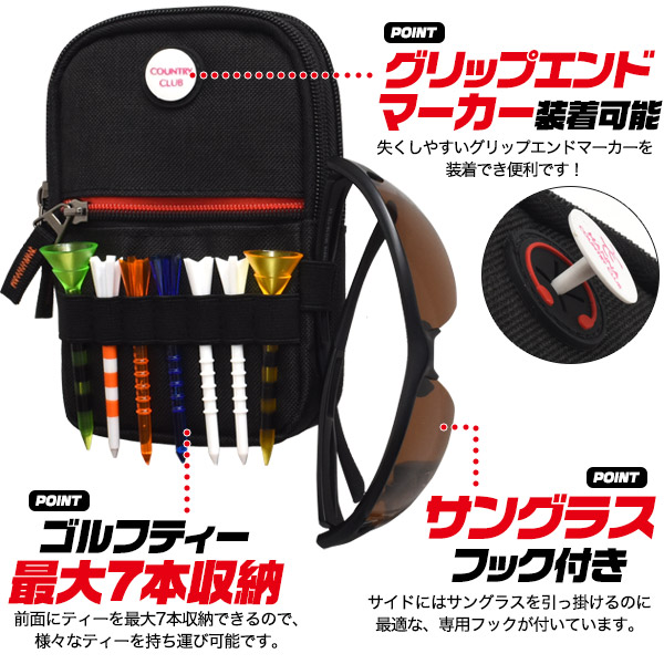 MARK & LONA ゴルフ用小型ポーチ 楽天市場】送料無料 ゴルフ ベルト