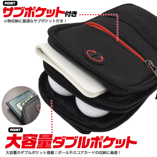 MARK & LONA ゴルフ用小型ポーチ 楽天市場】送料無料 ゴルフ ベルト