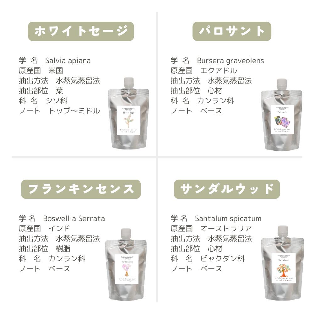 楽天市場】【 詰替え1000ml 】ホワイトセージ パロサント