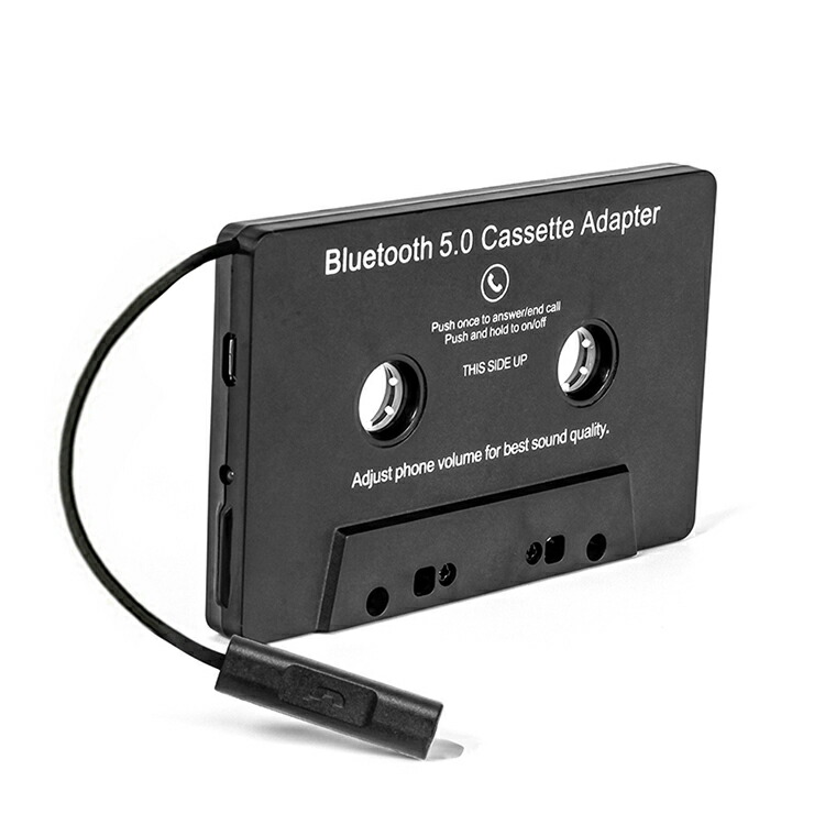 楽天市場】Bluetoothカセットアダプタ Bluetooth5.0 ミニマイク内蔵