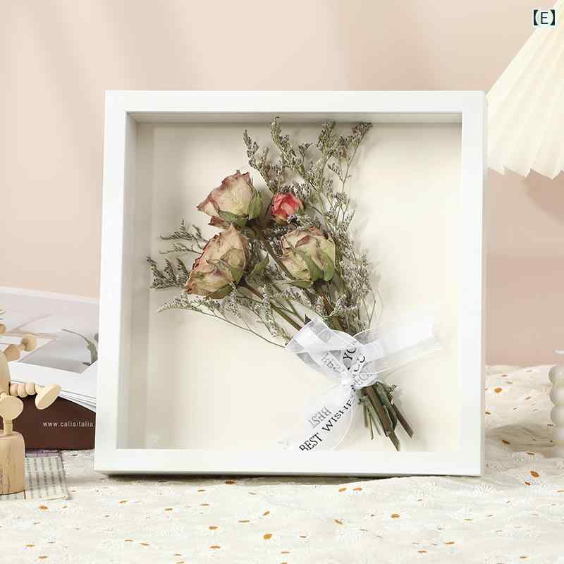 楽天市場】ドライフラワー フォトフレーム DIY 手作り マウント 立体