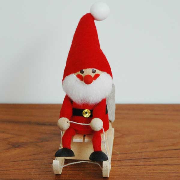 楽天市場】サンタクロース ソリに乗ったサンタ NORDIKA design