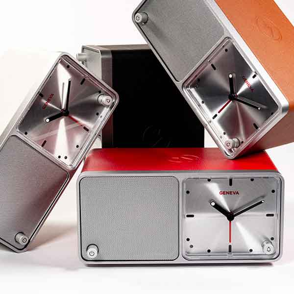 楽天市場】GENEVA TIME ジェネバタイム レッド アナログクロック