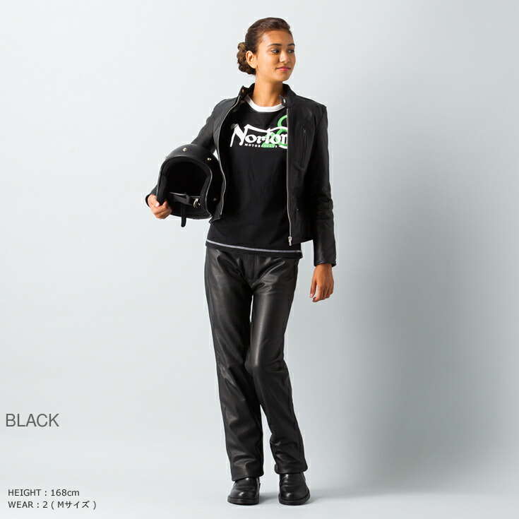 楽天市場】Horn Works 本革 スリムフィットレザーパンツ レディース