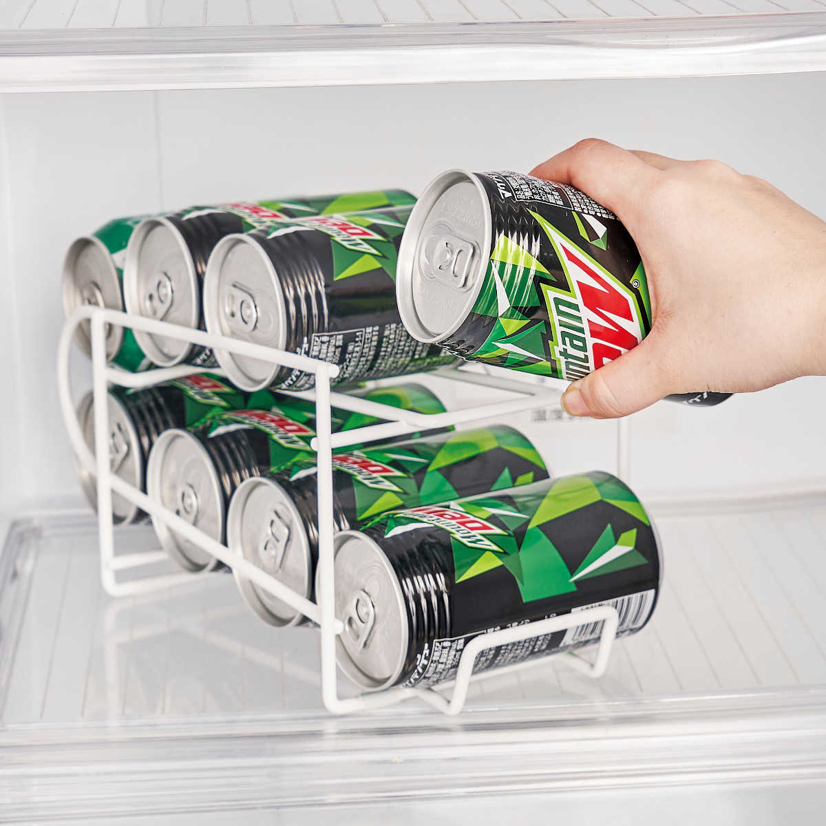 楽天市場】缶ストッカー コロガシーナ 350ml用 （ 最大8缶収納 冷蔵庫