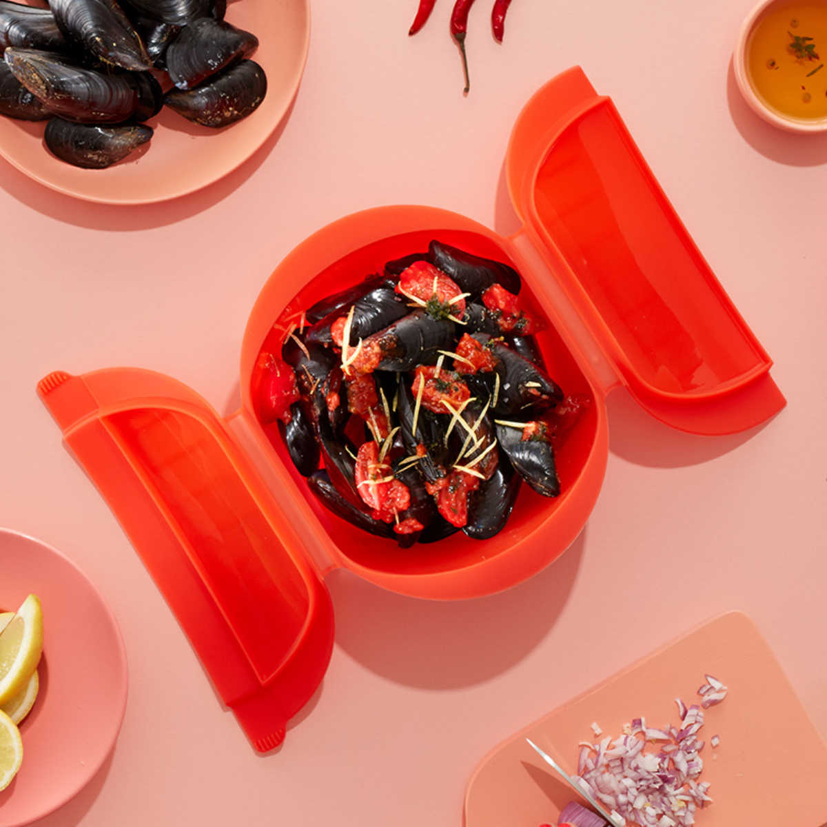 楽天市場】Lekue ルクエ 電子レンジ調理器 ディープスチームケース