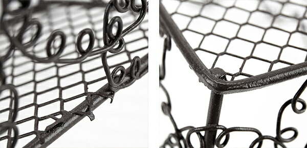 楽天市場】バスケット ハート型 小物入れ 約 幅14×奥行14×高さ7cm