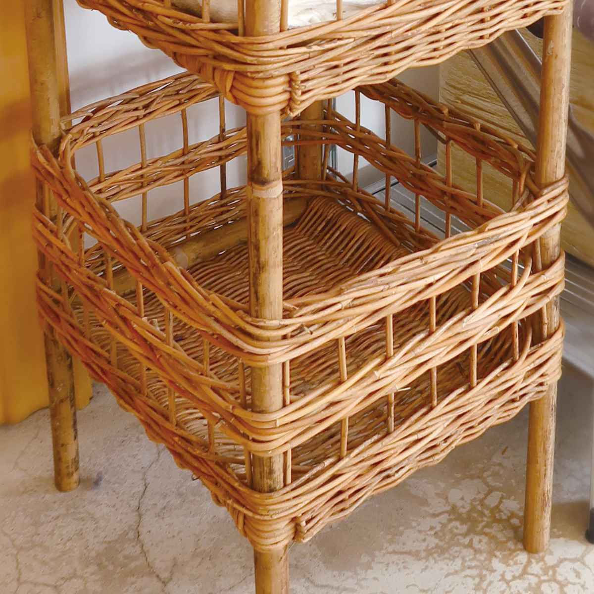 楽天市場】AROROG 2段バスケット ランドリーバスケット 高さ62cm