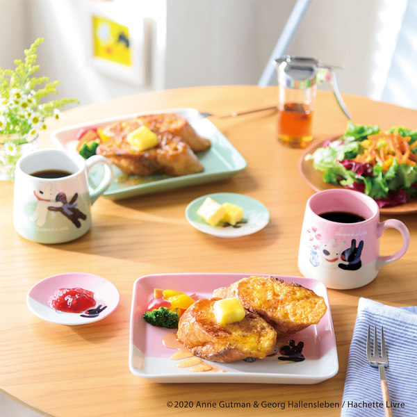 楽天市場】プレート 9cm S リサとガスパール 皿 食器 洋食器 陶器 美濃