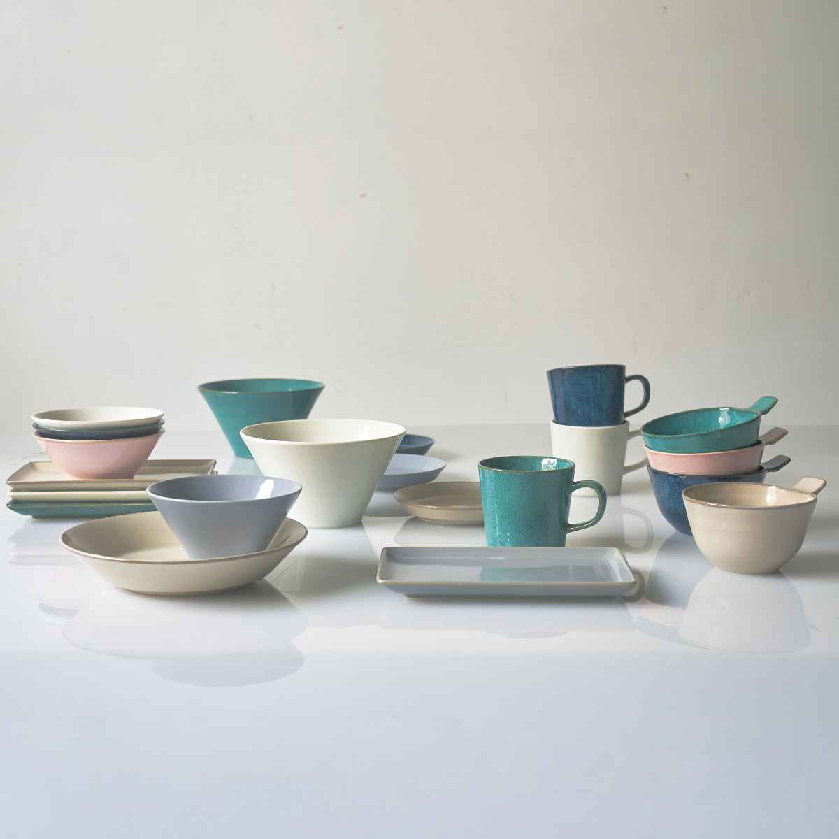 楽天市場】プレート 21cm ナチュラルカラー 磁器 美濃焼 同色5枚セット