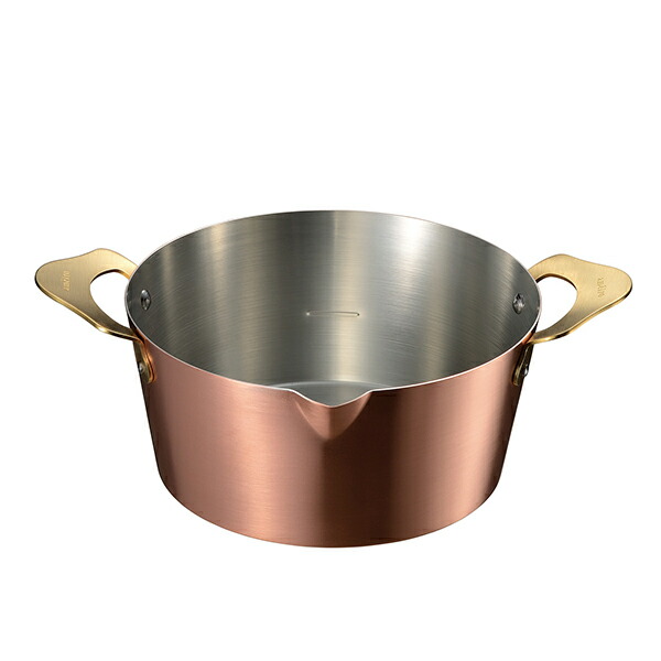 楽天市場】天ぷら鍋 18cm 銅製 ガス火専用 日本製 ameiro AGEMONO 18