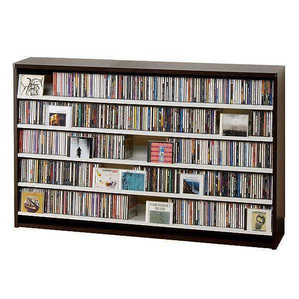 楽天市場】CDラック 幅139.2cm 5段 大量収納ストッカー （ ラック 棚